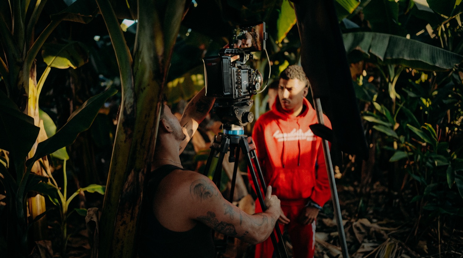Filming in the jungle