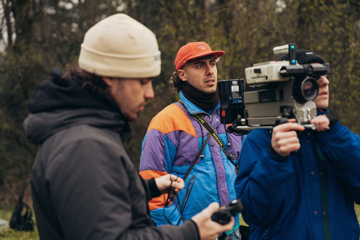 Crew with vintage Sony